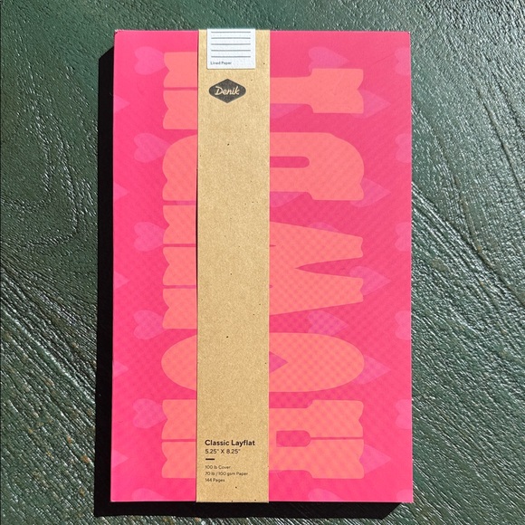 Pink Classic Layflat Notebook - Picture 1 of 2